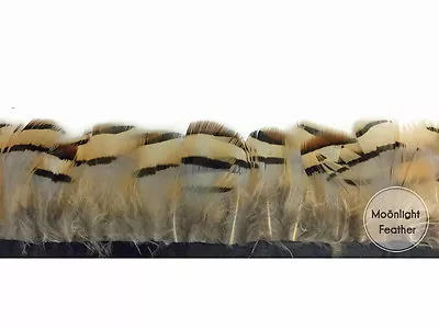 1 Yard - NATURAL Partridge Hen Plumage Feather Trim Wholesale Costume Dress • $16.13