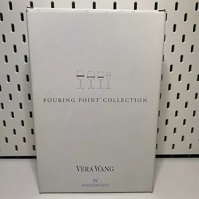 Vera Wang Wedgwood Crystal Pouring Point Champagne Flute Lot Of 2 NIB • $68.79