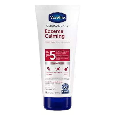 Vaseline Clinical Care Eczema Calming - Therapy Cream - 6.8 Fl Oz (200 Ml) • $13.57