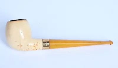 Vintage Gold Filled Band Meerschaum Smoking Pipe • $15