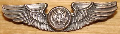 Sterling WWII US Army Air Forces 2  Air Crew Wings - Sterling Pin Back • $27.99