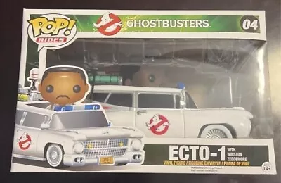 Ecto-1 With Winston Zeddemore Funko Pop Figure 04 Ghostbusters Movies Rides • £100