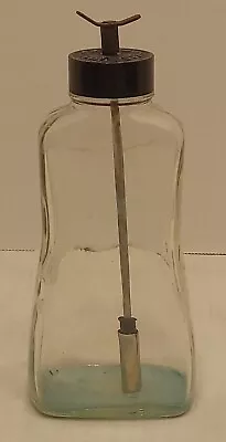 RARE Glass Windex Bottle W/Non-Working Pump Embossed  1930's Vintage • $12