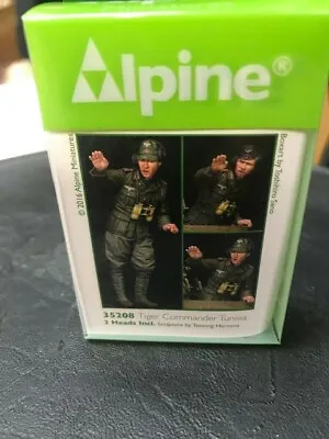 Alpine Miniatures 1/35th Tiger Commander Tunisia Kit 35208 Resin Kit NIP • $18