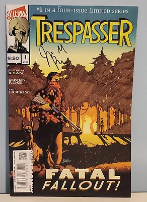 $90 • Buy Trespasser #1 Alterna Comics Signed By Author Justin Ryan Optioned As Movie