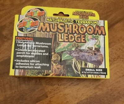 Zoo Med Naturalistic Terrarium Mushroom Ledge Small Size 4.5 Inches X 7 Inches • $13.99