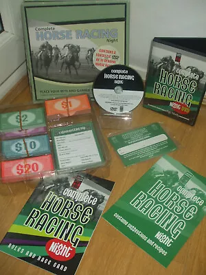 Race Night Edition 1 Dvd Host Your Own Horse Racing Game Family Party Fun 4 All • £14.99