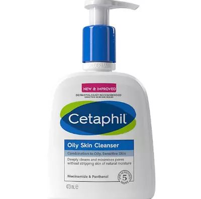 Cetaphil Oily Skin Cleanser Face Wash 473ml For Combination To Oily Sensitiv • £19.99