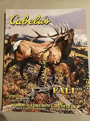 Cabela's 1999 Fall Fishing Outdoor Gear Hunting Outfitter 336pgs LikNew Inside • $12.99