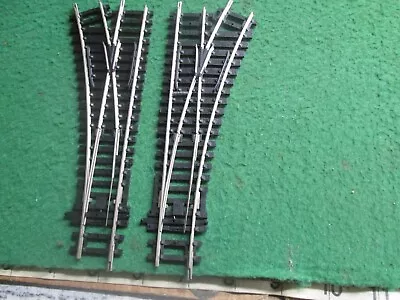 2 X Hornby R8072/r8073 Left/right Hand Points (oo Gauge) Lot U90 Nickel Silver • £10.50