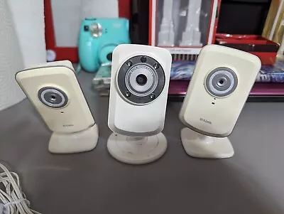 D-LINK Cameras Lot Of 3 DCS-930L And DCS-932L • $0.99