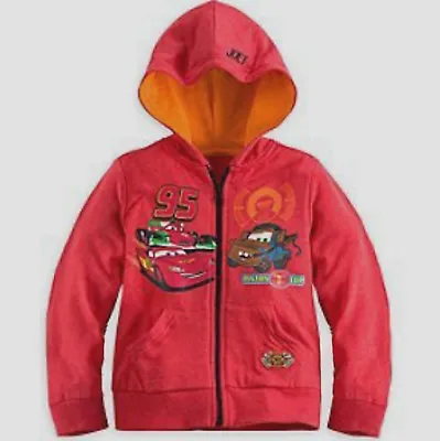 £33.29 • Buy Disney Excusive Cars 8 9-10 Large Sweatshirt Jacket Hoodie New Child Piston Cup