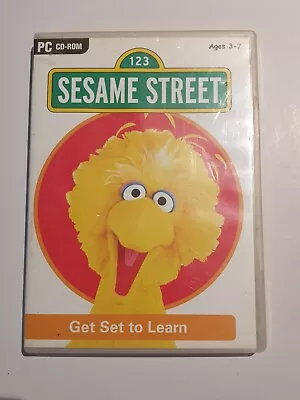 SESAME ST Get Set To Learn PC CD ROM GAME Windows 95/98/XP 2004 • $5