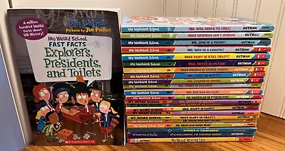 My Weird Weirdest School Daze (Paperback Book Mixed Lot Of 22 By Dan Gutman • $26.99