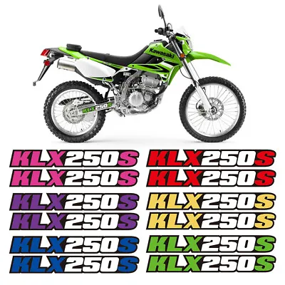 $6.99 • Buy For 2012 Kawasaki KLX250S Motorcycle Swing Arm Decal Sticker Graphics Kit 2pcs