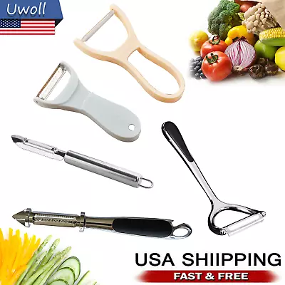 Vegetable Peeler Stainless Steel Potato Cabbage Lettuce Shredder Slicer Salad • $13.45