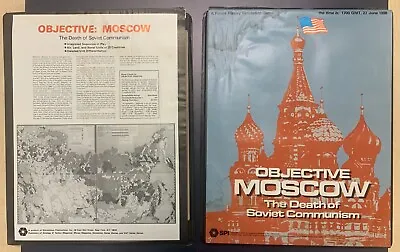 $225 • Buy SPI 1978 Objective Moscow - The Death Of  Soviet Communism COMPLETE