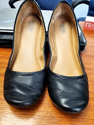 Women's Mossimo Supply Ballet Flats Slip On Round Toe Size 8 Black • $25