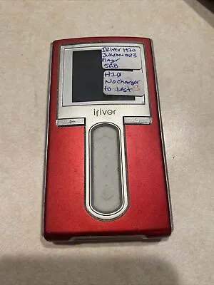 IRiver H10 Red Color Screen 5GB Jukebox Digital MP3 Media Player • $20