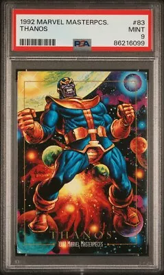 💥 1992 Marvel Masterpieces #83 Thanos PSA 9 Mint • $20