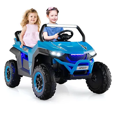 2-Seater Kids Ride On UTV 12V Battery Powered Electric Car W/ Remote Control • £179.95