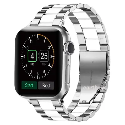 $20.99 • Buy Stainless Steel Watch Band Metal Strap For Apple IWatch Series 8 7 SE 6 5 4 3 21
