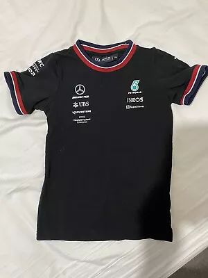 Mercedes Amg Petronas Formula One Team T-shirt Age 5 • £0.99