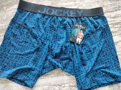 Jockey Microfiber RapidCool Boxer Brief Underwear Large MINT FREE SHIPPING • $16.99