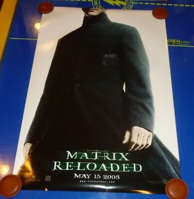 Matrix Reloaded 2003 Advance Orig. D/s Rolled Movie Poster 1-sheet  27  X 40   • $15.98