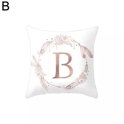 Flower Floral Letter Throw Pillow Case Sofa Bed Home Car Decor Cushion Cover 60 • $16.06