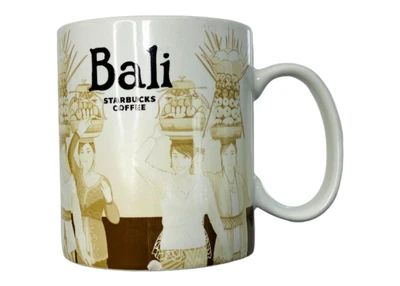 $36.95 • Buy 2017 Bali Indonesia Starbucks Collector Coffee Mug 16 Oz Brown USED