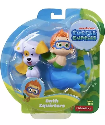 2013 Fisher-Price Bubble Guppies Bath Squirters Toys Nonny Bubble Puppy Shark • $35