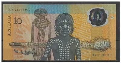 Australia 1988 Aboriginal $10 AA Banknote A01(a) Collectors Issue Dated UNC#5-80 • $50