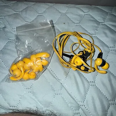 Monster Yellow Earbuds CP-586 With Extra Ear Buds • $5