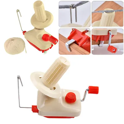 £11.99 • Buy Handheld Plastic Yarn Ball Winder Hands Operated Wool Winder For Household Use
