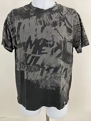 METAL MULISHA Men's Vintage Black/Gray Graphic T Shirt Sz M • $11