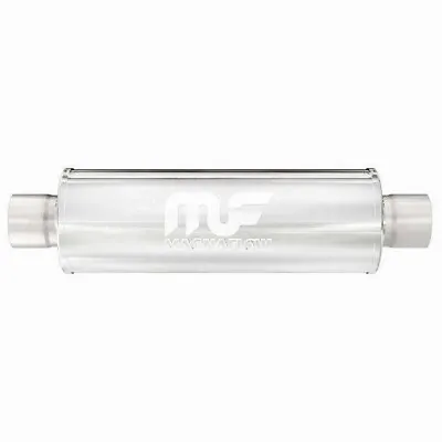 Magnaflow Performance Stainless Round Muffler 2.25  Inlet / Outlet Exhaust 10415 • $105.99