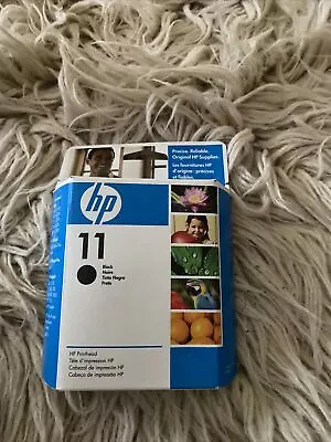 New Genuine HP  11 Black Printhead C4810A Sealed Box Exp 2008 • $105