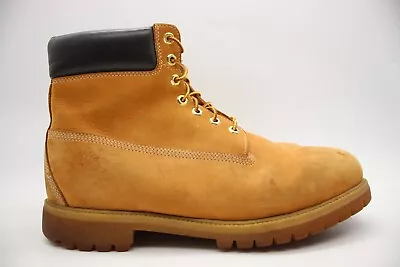 Timberland 6 Inch Men's 13 M Premium Wheat Leather Waterproof Boots 10061 • $54.95