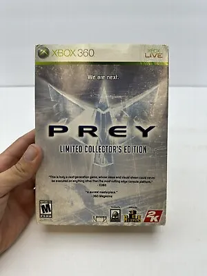 $9.95 • Buy Xbox 360 : Prey Limited Collectors Edition VideoGames NO GAME CASE NO FIGS
