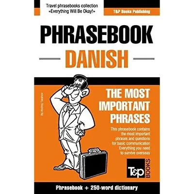 English-Danish Phrasebook And 250-Word Mini Dictionary  - Trade Paperback (Us)  • £10.55