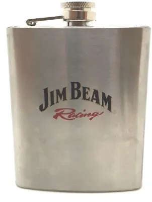 $17.85 • Buy Jim Beam Racing 7oz Stainless Steel Whisky Pocket Hip Flask 