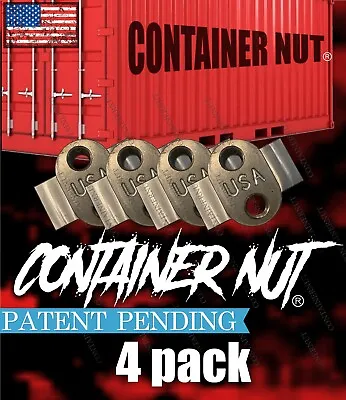 Universal Container Nuts | 4 Pack | Shipping Container Mounts • $269.99