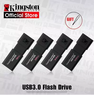 Kingston USB 3.0 Flash Drive Data Traveler Memory Stick 32GB 64GB 128GB 256GB • $9.95