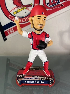 $95 • Buy Yadier Molina St Louis Cardinals Bobblehead FOCO Headlines Ltd #2017