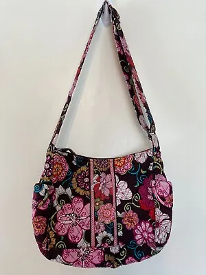 Vera Bradley Mod Floral Pink Crossbody Purse Handbag: Pockets • $17