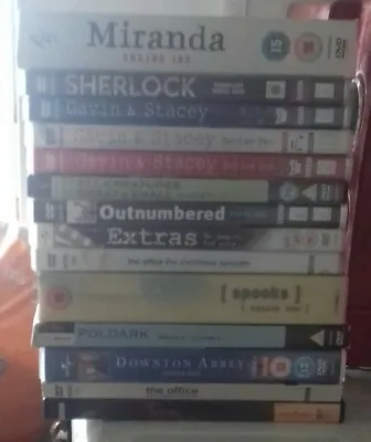 £2.89 • Buy 15 X BBC DVD Job Lot - Gavin And Stacey, Sherlock. Downtown Abbey, The Office. +