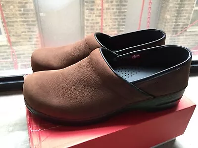 Sanita Oiled Textured Clogs Antique Brown EU46 - US11 - NEW IN BOX • $50