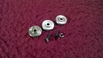 #12 Ho Marklin 410 Ng Turntable Part(s) -3 Small Rollers 2 Pins & C-clip • $3.71