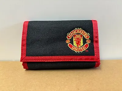 Manchester United Football Club Black And Red Money Wallet • £6.99